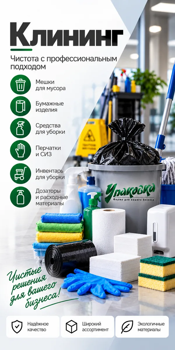 Расходные материалы для клининга