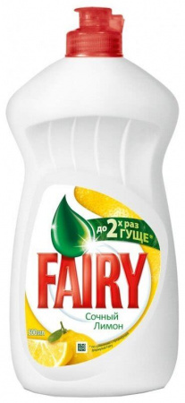 Ср-во для мытья посуды Fairy 0,45л Сочный лимон 