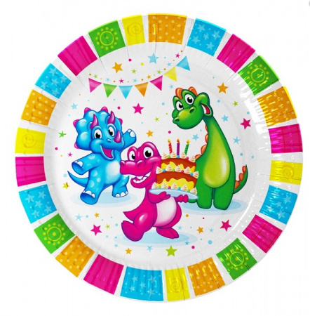 Динозаврики тарелки